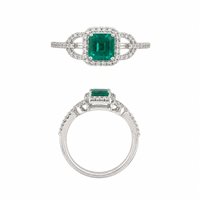 Anillo Salvatore Arzani Mujer in Oro Smeraldo 1E957